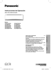 Panasonic CS-PS9TKV Operating Instructions Manual