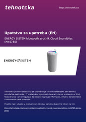 ENERGY SISTEM TempoRave Instructions Manual