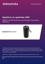 ENERGY SISTEM TempoRave Instructions Manual