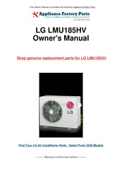 LG AMNW12GB1A0 Installation Instructions Manual
