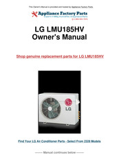 LG LMU185HV Owner's Manual