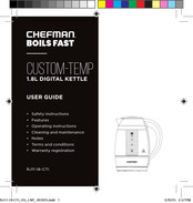 Chefman CUSTOM-TEMP RJ11-18-CTI User Manual