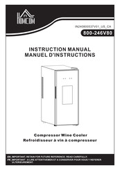 HOMCOM 800-246V80 Instruction Manual