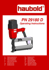 haubold PN 29180 D Operating Instructions Manual