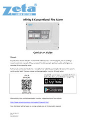 Zeta Alarm Systems Infinity 8 Quick Start Manual