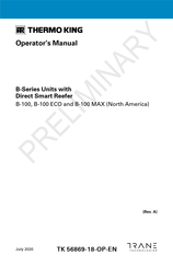 Thermo King B-100 Operator's Manual
