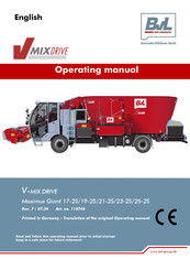 BVL V-MIX DRIVE Maximus Giant 25-2S Translation Of The Original Operating Manual