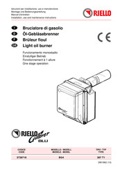 Riello 3738718 Manual