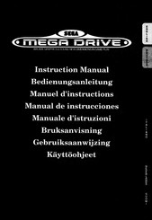 Sega Mega Drive Instruction Manual