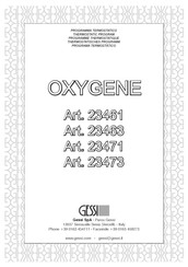 Gessi OXYGENE 23461 Manual