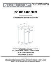 Glacier bay 1013030804 Use And Care Manual