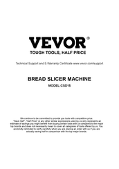 VEVOR CSD15 Manual