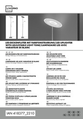 LIVARNO home 418377 2210 Assembly, Operating And Safety Instructions