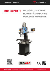 TOOL FRANCE PROMAC JMD-45PFD-T Manual