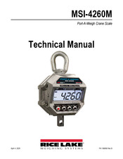 Rice Lake MSI-4260M Technical Manual