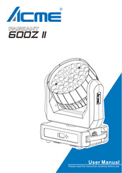 ACME PAGEANT 600Z II User Manual