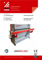 HOLZMANN MASCHINEN KAM35EP 400V User Manual