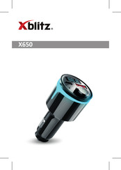 Xblitz X650 User Manual