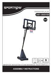 Sportnow A61-065V00 Assembly Instructions Manual