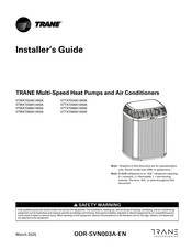 Trane 5TTX7060A1000A Installer's Manual
