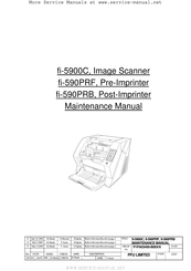 Fujitsu FI-590PRF Operators Maintenance Manual