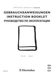 Electrolux ERN 22501 Instruction Booklet