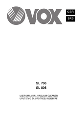 Vox SL 706 User Manual