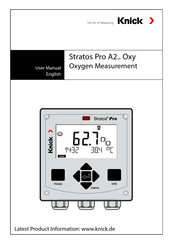 Knick Stratos Pro A201 OXY User Manual