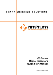 Rinstrum C3 Series Quick Start Manual