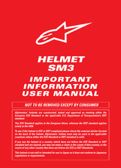 Alpinestars SM3 User Manual