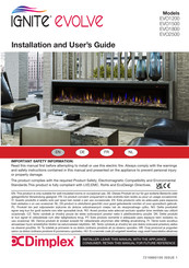 Dimplex Ignite Evolve EVO1200 Installation And User Manual