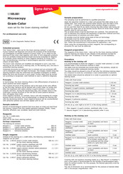Sigma-Aldrich Gram-Color Manual
