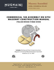 Mugnaini COMMERCIAL 100 AOS Construction Manual