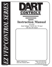 DART Controls EZ VFD CONTROL Series Instruction Manual