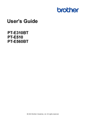 Brother PT-E310BT User Manual