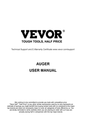 VEVOR D52-F User Manual