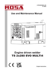 Mosa TS 2x280 EVO MULTI4 Use And Maintenance Manual