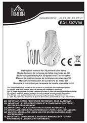 HOMCOM B31-507V90 Instruction Manual