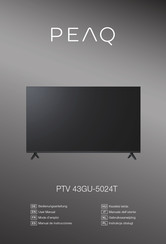 Peaq PTV 43GU-5024T User Manual