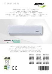 AERMEC FCW 232V Use And Installation  Manual