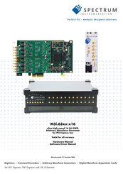 Spectrum M5i.63 16 Series Hardware Manual