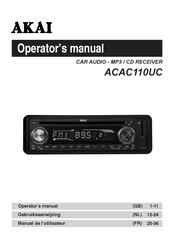 Akai ACAC110UC Operator's Manual