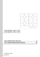 Amica PAG5.0ZpZtAR Operating Manual