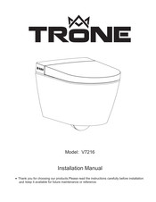 TRONE V7216 Installation Manual