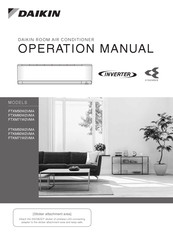 Daikin FTXM71W2VMA Operation Manual