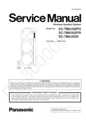 Panasonic SC-TMAX50E Service Manual