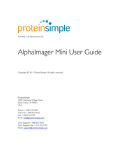 ProteinSimple AlphaImager Mini User Manual
