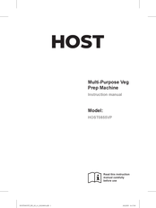 Host HOST0855VP Instruction Manual