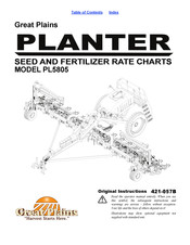 GREAT PLAINS PLANTER PL5805 Manual