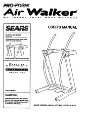 Sears PRO-FORM Air Walker User Manual